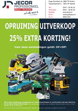 Opruiming uitverkoop machines